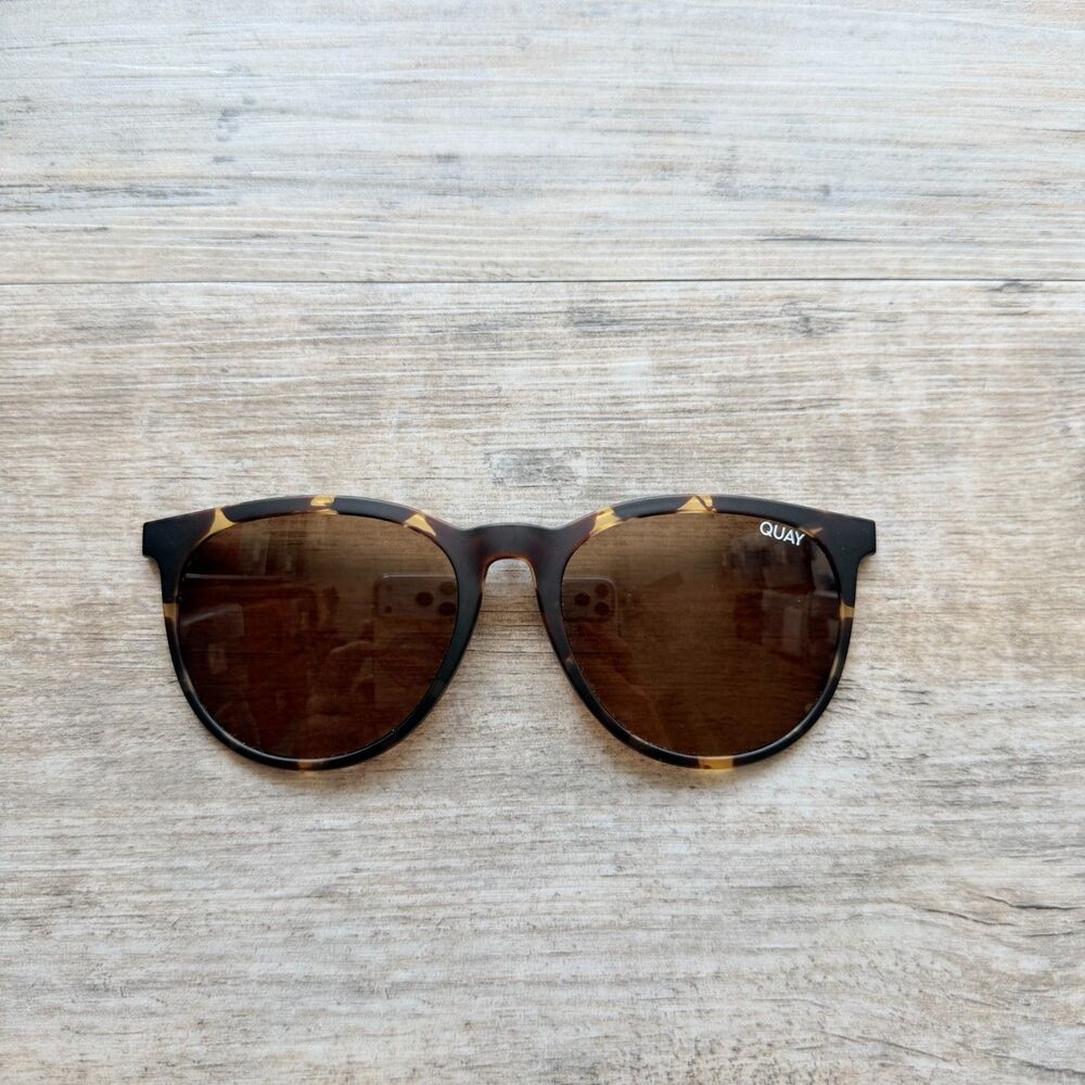 Quay Australia Great Escape Clip-On Replacement Lenses Tortoise Brown Polarized
